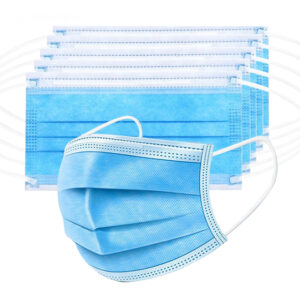 BOX OF 50 DISPOSABLE FACE MASKS
