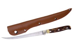 Fish Fillet Stainless Steel Blade | Bone Handle 12.25 inch Edc Knife