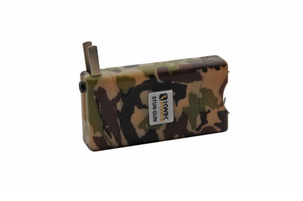 Kwik Force Camo 4-inch Stun Gun With Built-in Charger