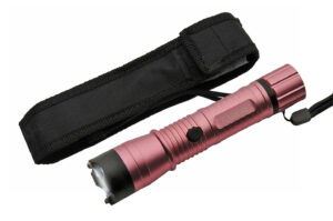 Kwik Force Pink 7 inch Flashfire Stun Gun