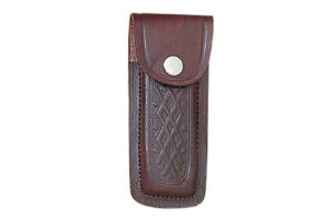 5" BROWN PRINTED LEATHER SHEATH (Pack Of 12)