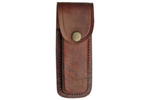 5" BROWN PLAIN LEATHER SHEATH (Pack Of 6)