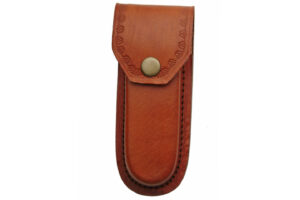5" HEAVY DUTY BROWN LEATHER SHEATH (Pack Of 6)