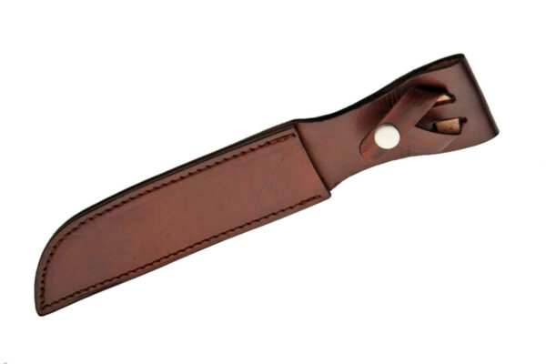 TOP GRAIN LEATHER SHEATH FOR USMC TYPE KNIVES