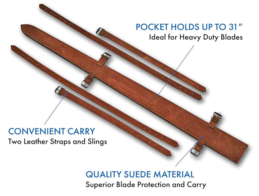Dark Brown Suede Sword Sheath With Shoulder Strap Dark Brown Suede Sword Sheath With Shoulder Strap