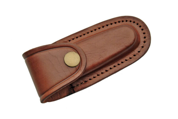 4" BROWN LEATHER SHEATH (Pack Of 6)