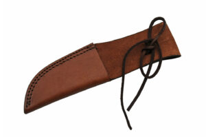 9" LACE BROWN LEATHER SHEATH