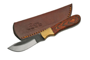 Potbelly Carbon Steel Blade | Wooden Handle 7.25 inch Edc Skinner Knife