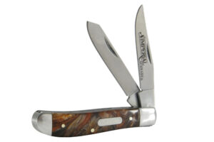 Imperial Stainless Steel Blade | Brown Pearl Handle 3.5 inch Edc Pocket Folding Knife