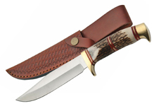 9.75" STEEL WOLF STAG HUNTING KNIFE