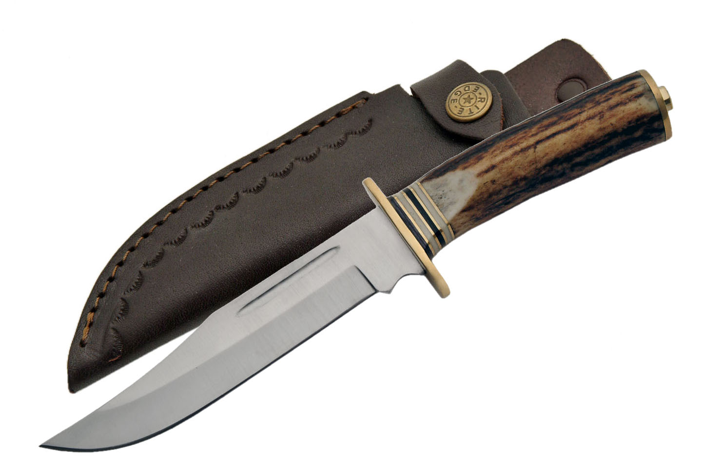 10″ El Dorado Hunter Knife With Sheath Stainless Steel Blade 10″ El Dorado Hunter Knife With Sheath Stainless Steel Blade
