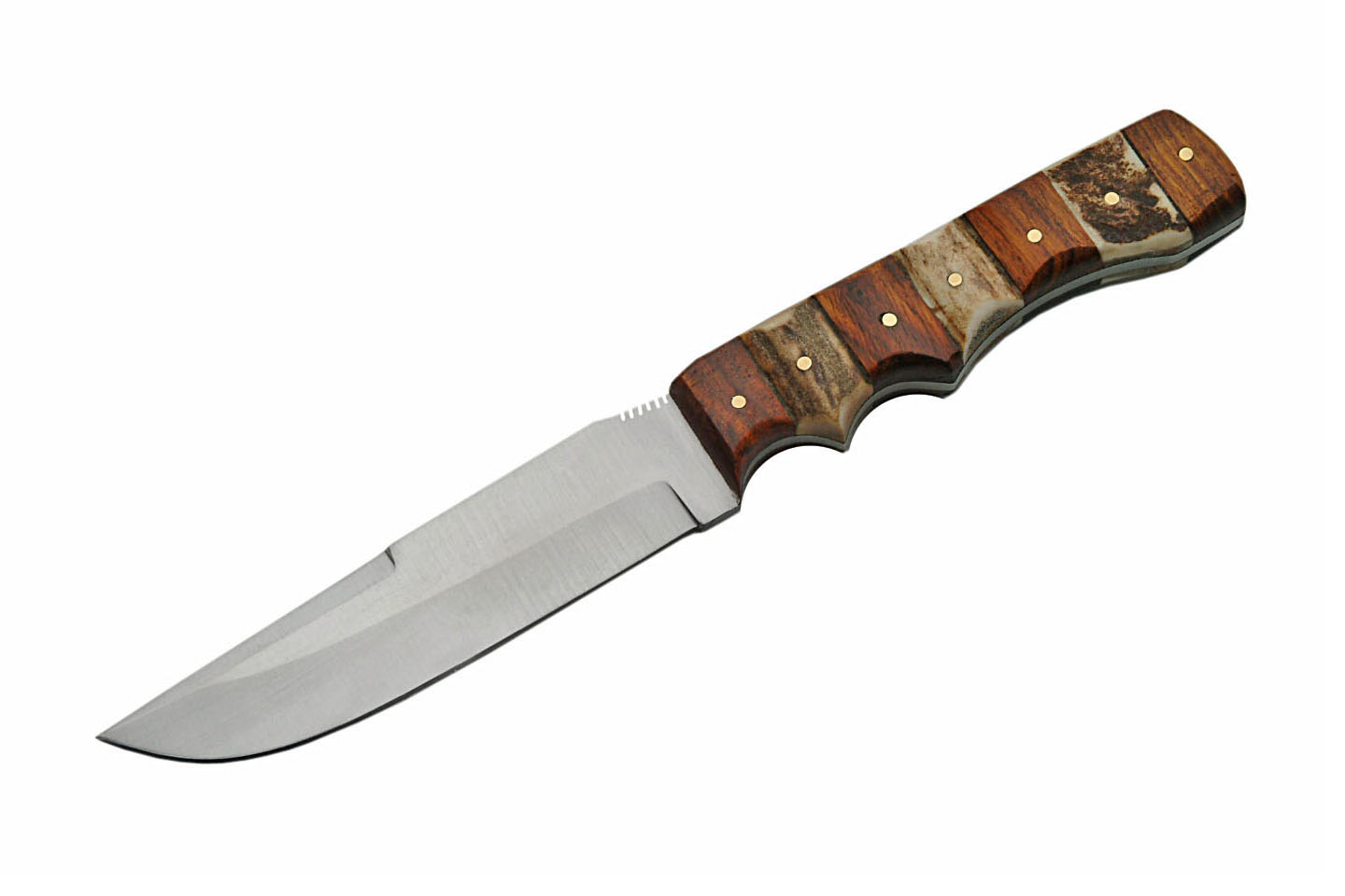 9.25″ Stag And Wood Hunter With Sheath 9.25″ Stag And Wood Hunter With Sheath