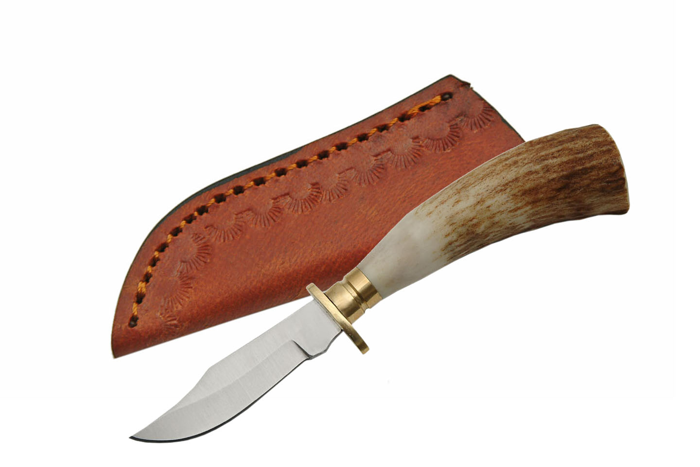 5.25″ Mini Stag Hunting Knife With Sheath 5.25″ Mini Stag Hunting Knife With Sheath