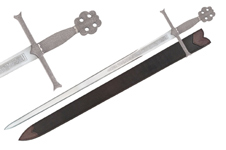 Catholic King Stainless Steel Blade | Wire Wrapped Handle 40 inch Sword