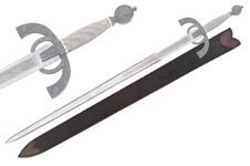 Duke Of Alba Stainless Steel Blade | Wire Wrapped Handle 40 inch Sword