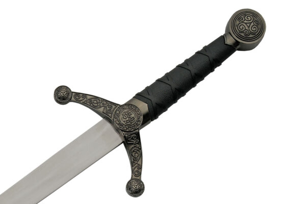 Silver Celtic Knot Stainless Steel Blade | Zinc Alloy 15 inch Dagger Knife