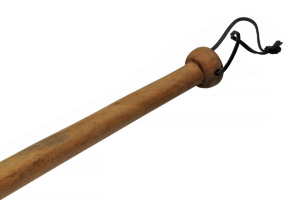Medieval Spike Mace | Round Wood Ball Handle 29 inch Bat With Lanyard