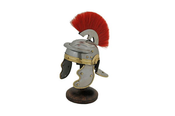 Roman Centurion Mild Steel Miniature Display Helmet