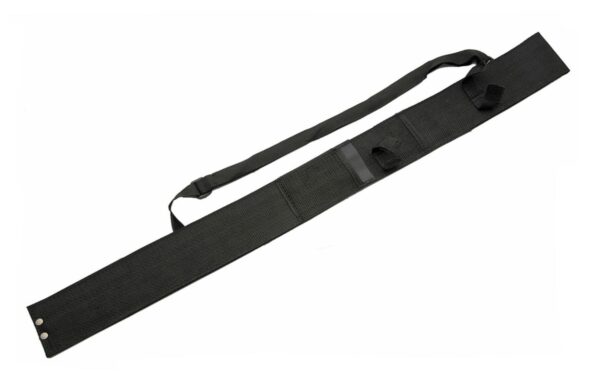 Fantasy Black Blue Stainless Rainbow Steel Blade | Cord Wrapped Handle 28 inch Edc Ninja Sword