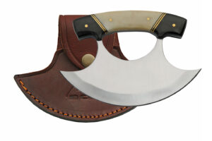 Rite Edge Stainless Steel Blade | Bone/Horn Handle 5.5 inch Edc Ulu Knife