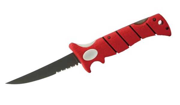 Bubba Lucky Lew Carbon Steel Blade | Non-Slip Grip Handle 11 inch Edc Folding Knife