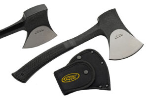 Rite Edge Carbon Steel Blade | Rubber Handle 11 inch Sport Hatchet Axe