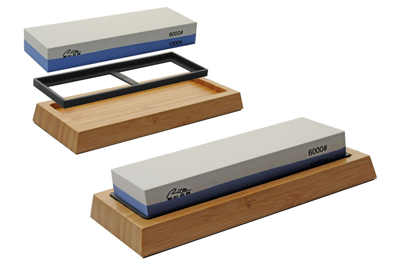 SHARPENING STONE WITH ANGLE GUIDE Rogue Armor USA