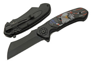 US Eagle Stainless Steel Blade | Abs Handle 4.75 inch Edc Pocket Folding Knife