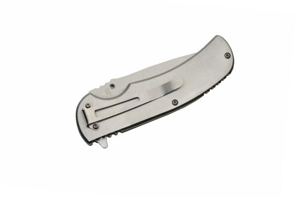 Dont Tread On Me Stainless Steel Blade | Metal Two Tone Handle 4.5 inch Edc Pocket Folding Knife