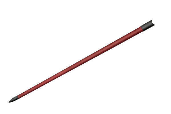 Medieval Red Moon Stainless Steel Blade Leather Wrapped Handle 43.25 inch Rapier Sword