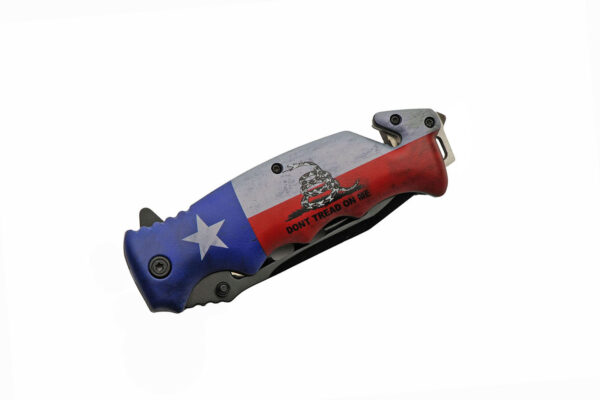 Texas Pride Stainless Steel Blade | Abs Handle 4.5 inch Pocket Folding EDC Knife