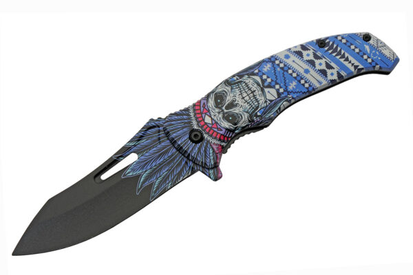 Azul Muertos Stainless Steel Blade | ABS Handle 8.5 inch EDC Pocket Folding Knife