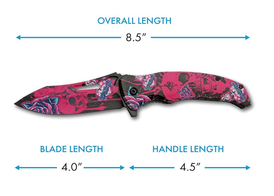 Lovely Bones Folding Knife 8.5″ Stainless Steel Blade Lovely Bones Folding Knife 8.5″ Stainless Steel Blade