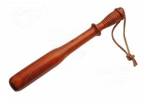 Wooden Tire Thumper Hammer | Grooved Handle 18.25 inch with Lanyard String