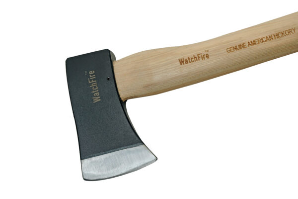 Watchfire Carbon Steel Blade | Hickory Wood Handle 16 inch Camping Axe
