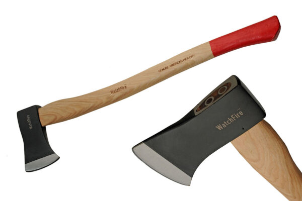 Watchfire Carbon Steel Blade | Wooden Handle 28 inch Big Camping Axe