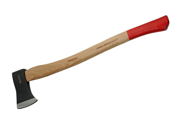 Watchfire Carbon Steel Blade | Wooden Handle 28 inch Big Camping Axe
