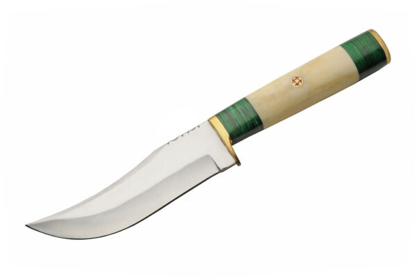 Green Mosaic 10.25″ Hunting Knife