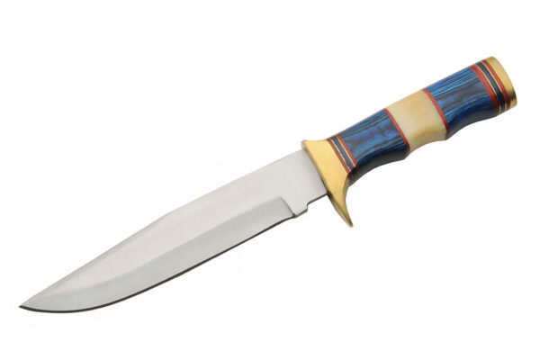 Sailors Delight Wood & Bone Handle 12.5″ Stainless Steel Hunting Knife