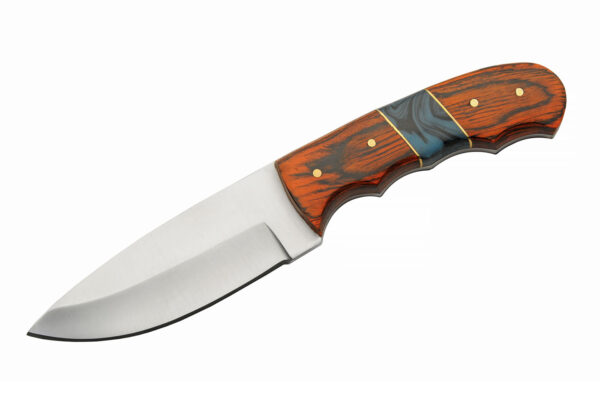 Burnt Wave Stainless Steel 8″ Hunting Knife