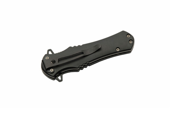 Stacked Skull Folding Knife 7.75″ Stainless Steel Blade