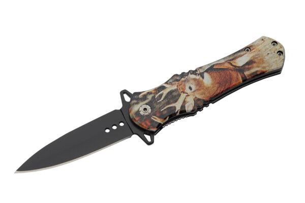 Deer Stainless Steel Blade | Abs Handle 8 inch Edc Folding Knife