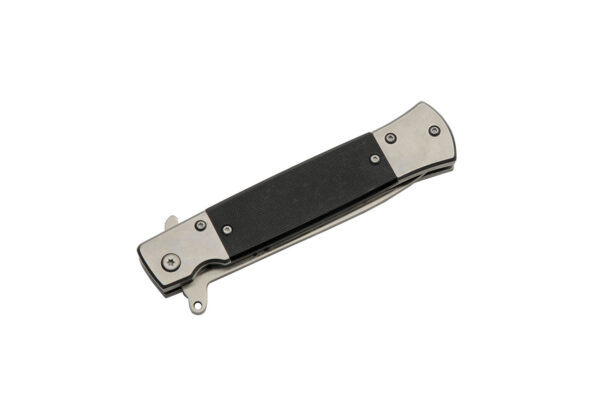 Black G10 Handle 4.75″ Stilleto Folding Knife