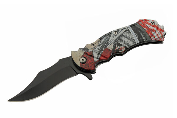 Fighting Hero Stainless Steel | ABS Handle 4.5″ Folding Knife