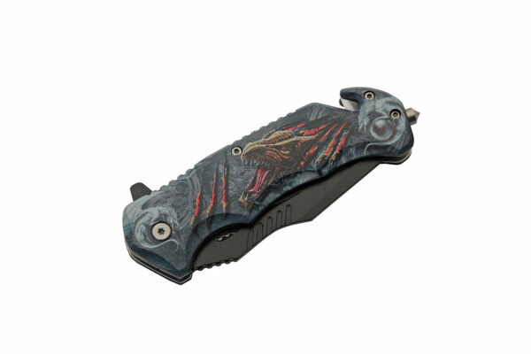 Dragon Claw Stainless Steel Blade | ABS Handle 4.75 inch EDC Pocket Folding Knife with Cold Steel for Outdoor Hunting