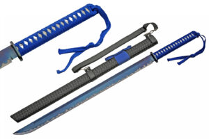 Waterfall Carbon Steel Blade | Cord Wrapped Handle 38 inch Katana Sword