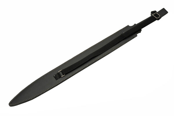 Dark Xiphos Manganese Steel Blade | Leather Wrapped Handle 37 inch Sword