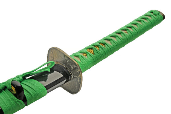 Koi Lake Carbon Steel Blade | Cord Wrapped Handle 41 inch Katana Sword