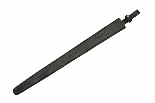 Medieval Curved Guard Stainless Steel Blade | Leather Wrapped Handle 40 inch Sword