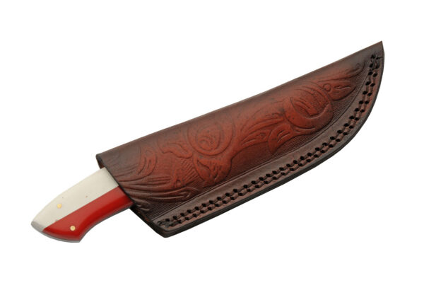 Texas Pride Damascus Steel Blade | Resin Handle 8 inch Edc Hunting Knife